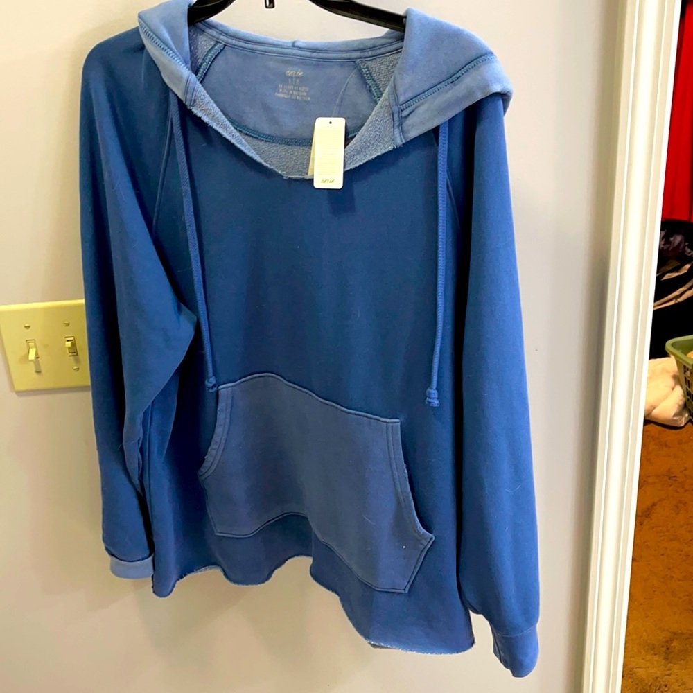 Size small , blue Aerie hoodie, new with tags